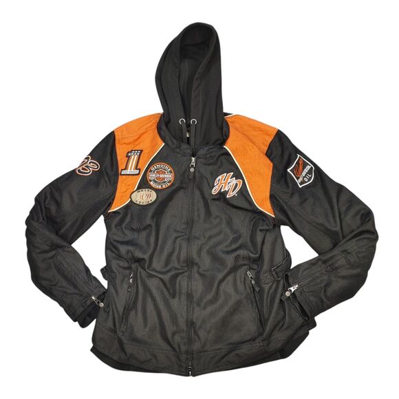 Harley-Davidson XL Women's Cora 2-in-1 Mesh Riding Jacket - 98557-14VW (READ) - Picture 1 of 16